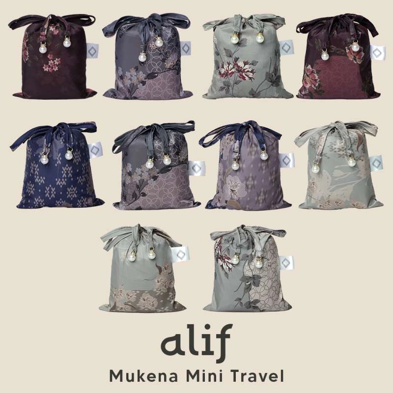 Product image ALF BY ALIF MUKENA MINI MOTIF PARASUT PREMIUM KOREA TRAVEL - PANSY IN SKIPPER BLUE ( MKN-218 ) all variant all variant